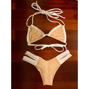 Montce swim Euro bikini top and bottoms